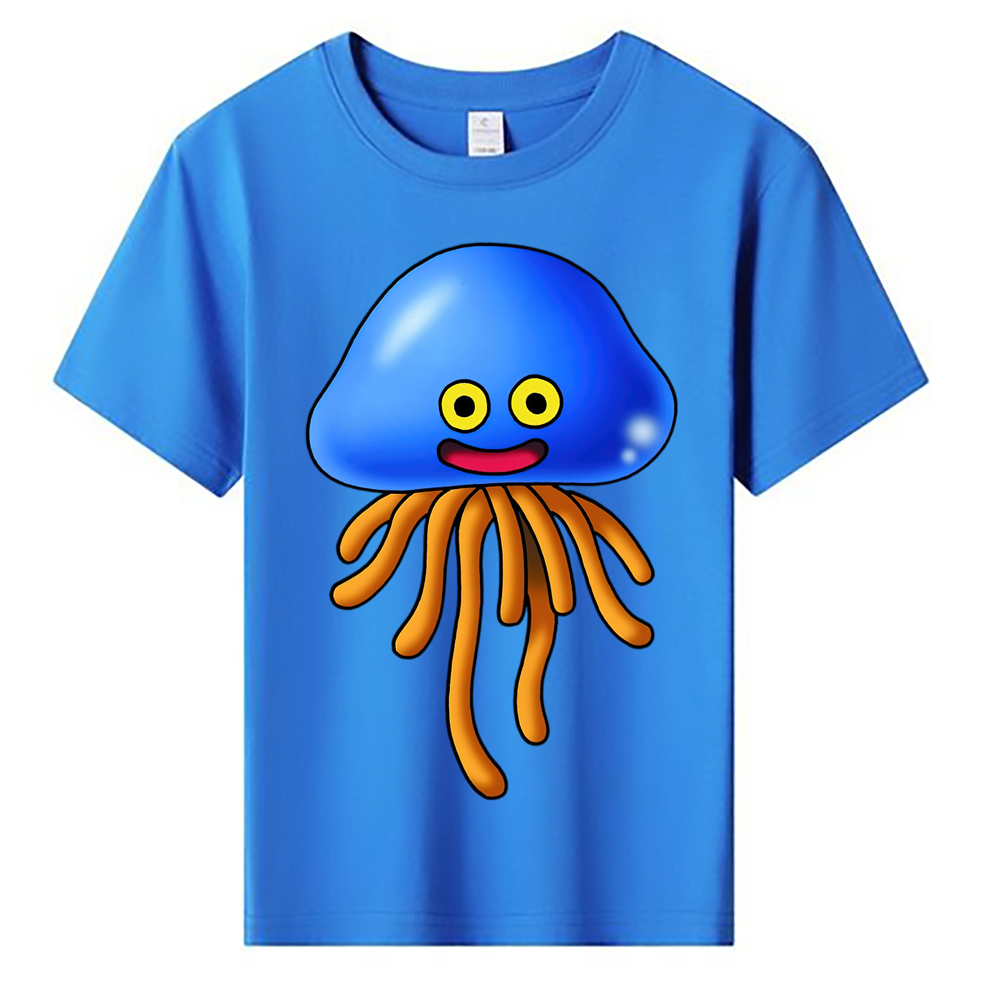 （画像用） ドラゴンクエスト Doragon Kuesuto Dragon Quest 綿100％キッズTシャツ（フロントプリント）